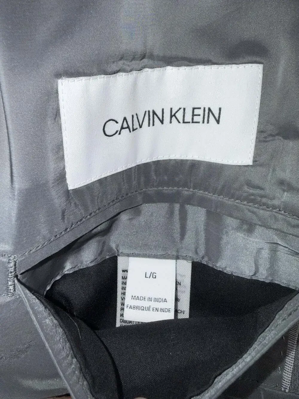 Calvin Klein Men's Size Large Suit  Jacket Sport Coat In Cinder Block NWT